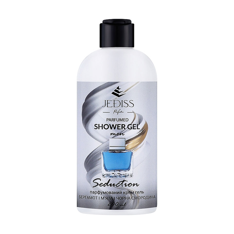 Парфумований крем-гель для душу Jediss Seduction Parfumed Shower Gel чоловічий, 200 мл